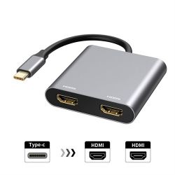 USB C HDMI 変換アダプタ 2in1